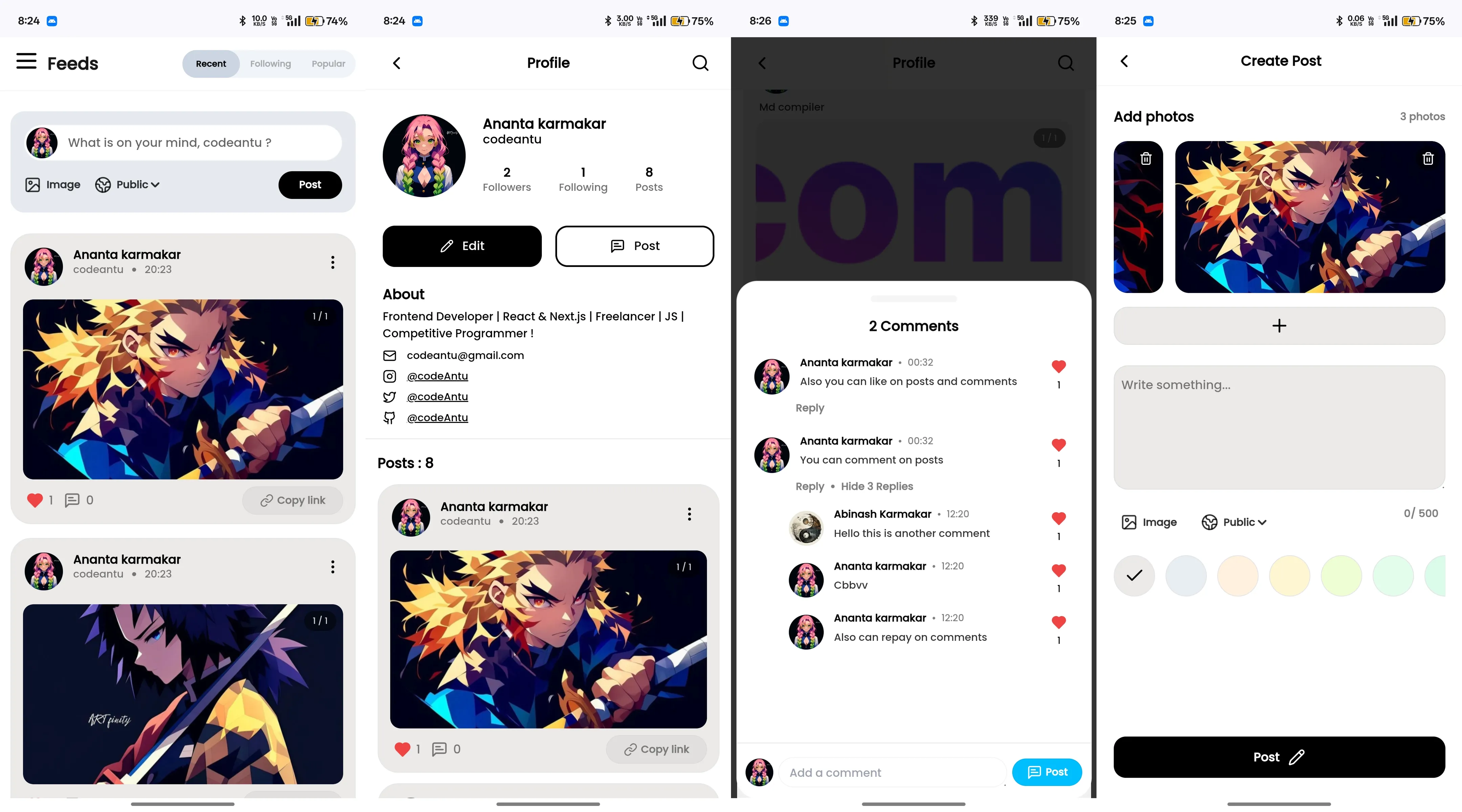 Throbuzz: Social Network